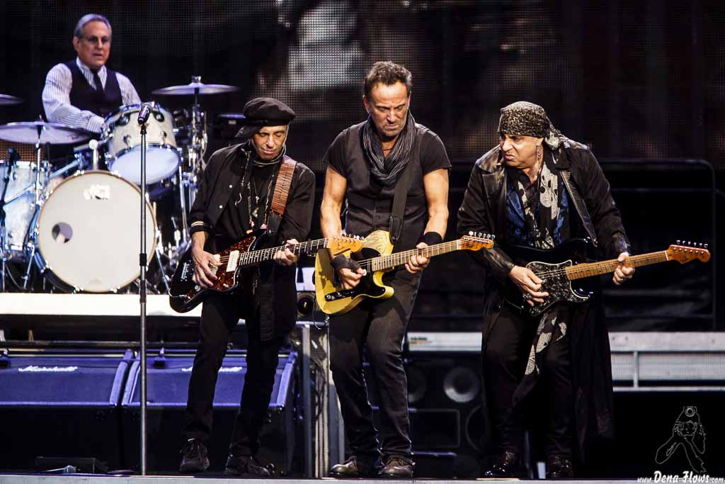 Bruce Springsteen y la E Street Band sobre el escenario